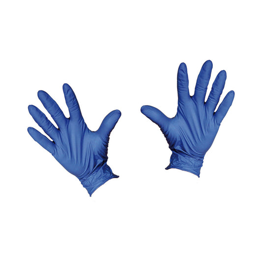 Gants jetables en nitrile bleus - taille M, L ou XL - 100 pièces